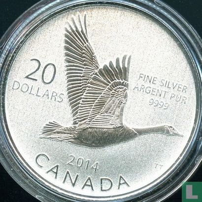 Canada 20 dollars 2014 "Canada goose" - Afbeelding 1