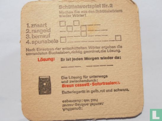 Schwanen Bier / Schüttelwortspiel Nr. 2 - Bild 1