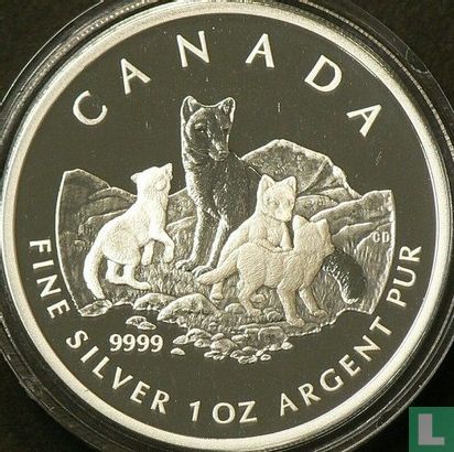 Canada 5 dollars 2004 (PROOF) "Arctic fox" - Image 2