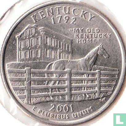 États-Unis ¼ dollar 2001 (D) "Kentucky" - Image 1