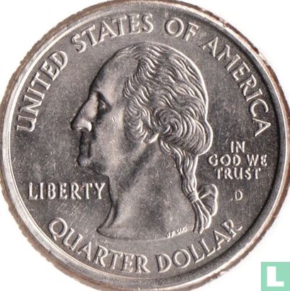 Verenigde Staten ¼ dollar 2001 (D) "Kentucky" - Afbeelding 2