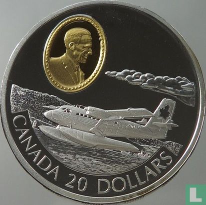 Canada 20 dollars 1999 (PROOF) "DHC-6 Twin Otter" - Afbeelding 2