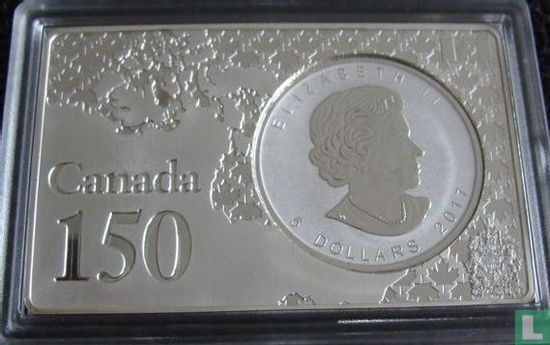 Canada 5 dollars 2017 (PROOF) "150th anniversary of the Canadian Confederation - Motorcycling" - Image 1