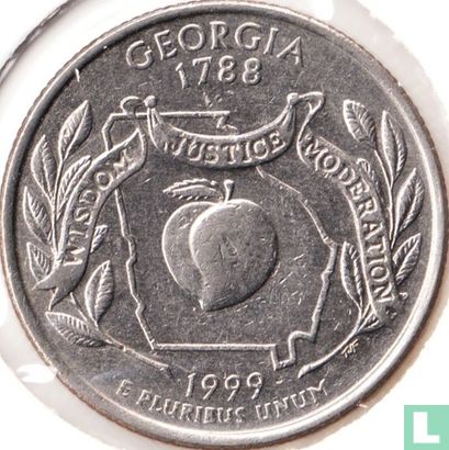 Verenigde Staten ¼ dollar 1999 (D) "Georgia" - Afbeelding 1