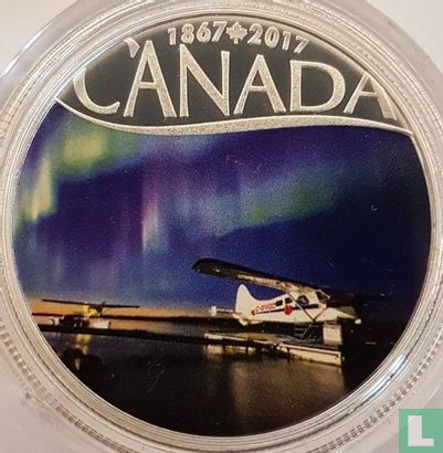 Canada 10 dollars 2017 (PROOF) "150th anniversary of the Canadian Confederation - Float planes on the Mackenzie river" - Image 1