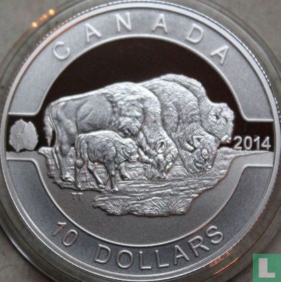 Canada 10 dollars 2014 (PROOF) "Bison" - Image 1
