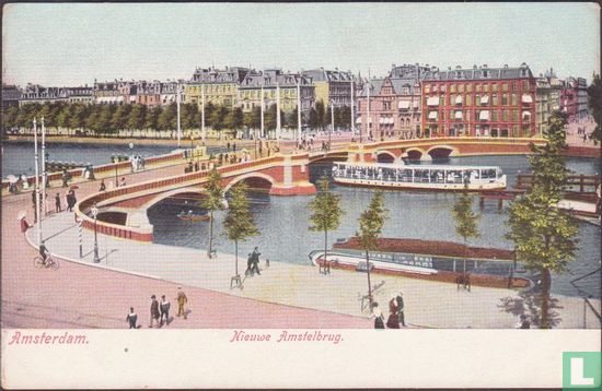 Amsterdam.  Nieuwe Amstelbrug.