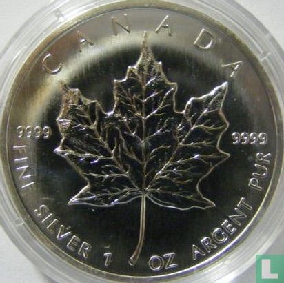 Canada 5 dollars 2002 (zilver - zonder privy merk) - Afbeelding 2