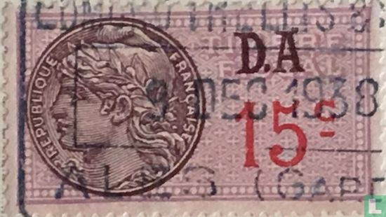 France timbre fiscal - Daussy 1936 (0,15F) D.A.
