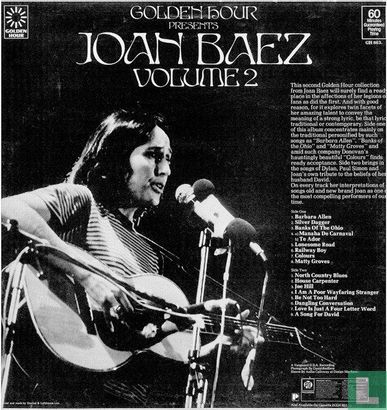 Golden Hour Presents Joan Baez-Vol 2 - Image 2