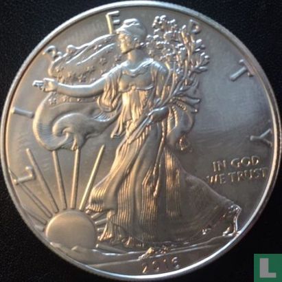 Vereinigte Staaten 1 Dollar 2016 (ungefärbte) "Silver Eagle" - Bild 1