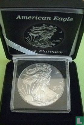 United States 1 dollar 2008 (black platinum) "Silver Eagle" - Image 3