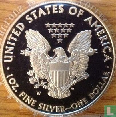 United States 1 dollar 2008 (PROOF) "Silver Eagle" - Image 2