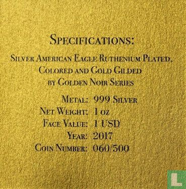 Vereinigte Staaten 1 Dollar 2017 (beiden Seiten gefärbt) "Silver Eagle" - Bild 3