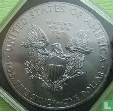 United States 1 dollar 2015 (coloured) "Silver Eagle" - Image 2