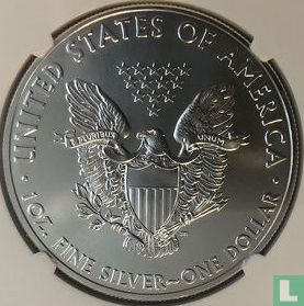 Verenigde Staten 1 dollar 2011 (kleurloos) "Silver Eagle" - Afbeelding 2