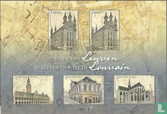 Les places de la ville de Louvain