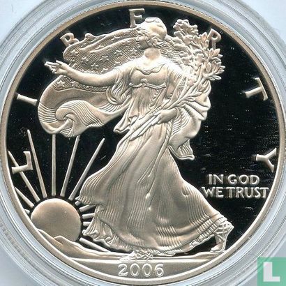 United States 1 dollar 2006 (PROOF) "Silver Eagle" - Image 1