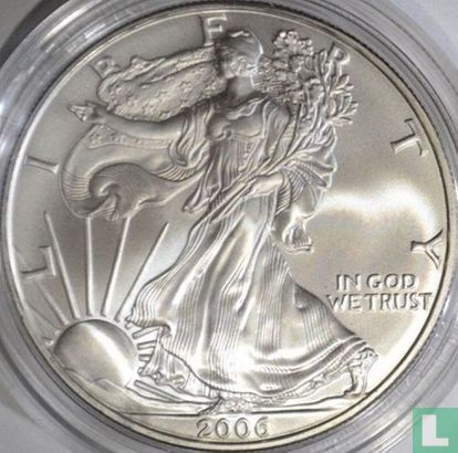 Verenigde Staten 1 dollar 2006 (kleurloos) "Silver Eagle" - Afbeelding 1