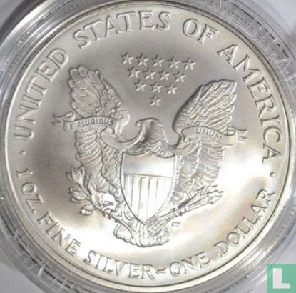 United States 1 dollar 2006 (colourless) "Silver Eagle" - Image 2