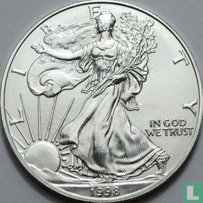 Verenigde Staten 1 dollar 1998 "Silver eagle" - Afbeelding 1