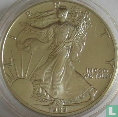 United States 1 dollar 1989 "Silver eagle" - Image 1