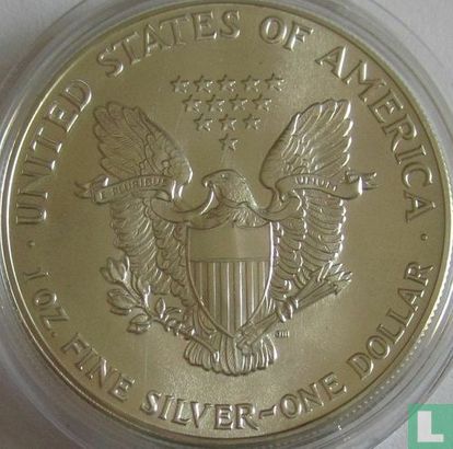 Verenigde Staten 1 dollar 1989 "Silver eagle" - Afbeelding 2
