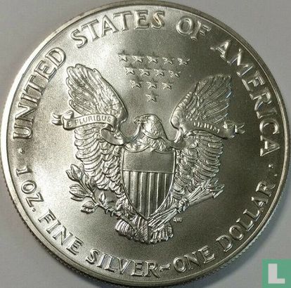 United States 1 dollar 1992 "Silver eagle" - Image 2