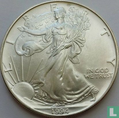 Vereinigte Staaten 1 Dollar 1994 "Silver eagle" - Bild 1