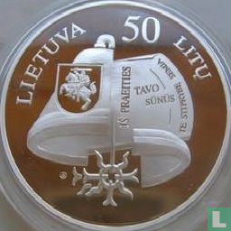 Litauen 50 Litu 1999 (PP) "100th anniversary Death of Vincas Kudirka" - Bild 2