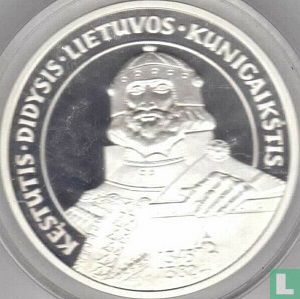 Litouwen 50 litu 1999 (PROOF) "Kestutis - Grand Duke of Lithuania" - Afbeelding 2