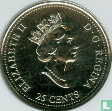Canada 25 cents 2000 (gekleurd) "Pride" - Afbeelding 2