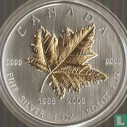 Canada 5 dollars 2008 (PROOF) "20th anniversary Maple Leaf" - Afbeelding 1