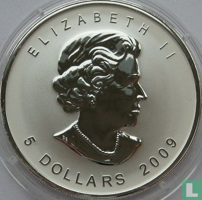 Canada 5 dollars 2009 (PROOF - met F12 privy merk) - Afbeelding 1