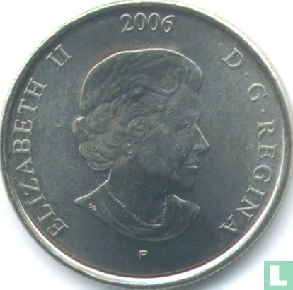 Canada 25 cents 2006 "Pink Ribbon" - Afbeelding 1
