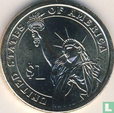 Verenigde Staten 1 dollar 2012 (P) "Grover Cleveland - first term" - Afbeelding 2