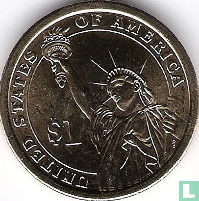 United States 1 dollar 2012 (D) "Benjamin Harrison" - Image 2