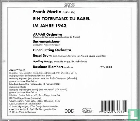 Frank Martin - Ein Totentanz zu Basel im Jahre 1943 - Image 2