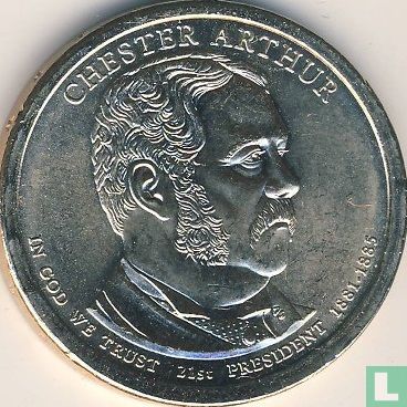 Verenigde Staten 1 dollar 2012 (P) "Chester Arthur" - Afbeelding 1
