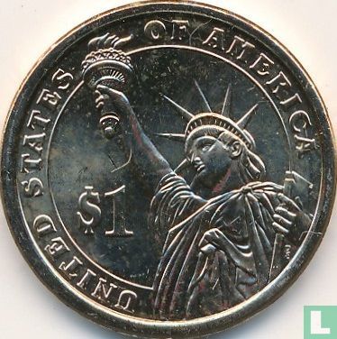Verenigde Staten 1 dollar 2012 (P) "Benjamin Harrison" - Afbeelding 2