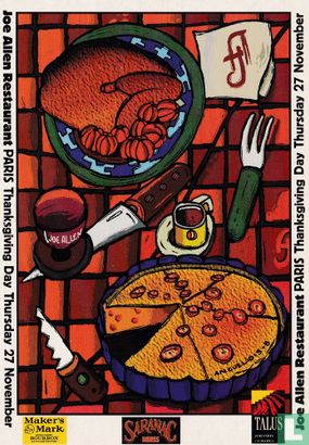 Joe Allen Restaurant - Thanksgiving Day 1997 - Image 1