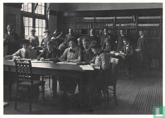 Studiezaal Bibliotheek Veendam, 20-er jaren - Afbeelding 1