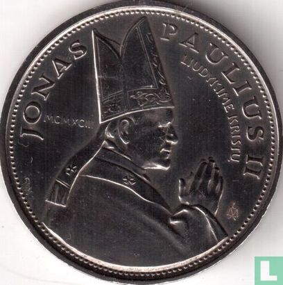 Lithuania 10 litu 1993 "Papal visit" - Image 1