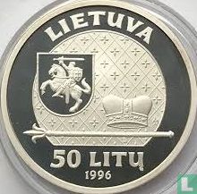 Lithuania 50 litu 1996 (PROOF) "Gediminas - Grand Duke of Lithuania" - Image 1