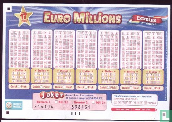 EuroMillions Extralux (Luxembourg) - Afbeelding 1