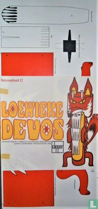 Fabeltjeskrant bouwplaat figuur Loewieke de vos  - Bild 1