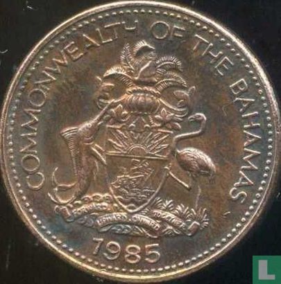 Bahamas 1 cent 1985 (zinc recouvert de cuivre) - Image 1