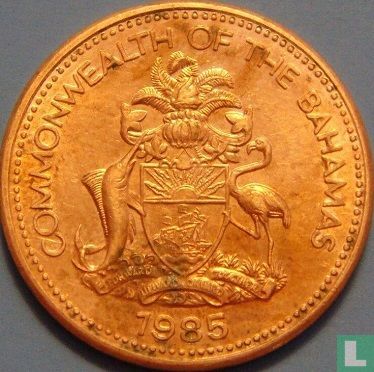 Bahama's 1 cent 1985 (messing) - Afbeelding 1