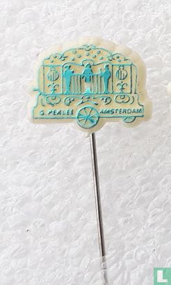 G. Perlee Amsterdam [blauw op wit] - Afbeelding 1