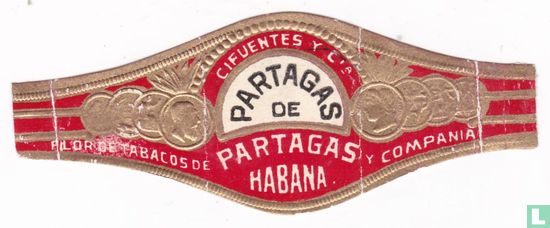 Cifuentes y Cia. Partagas de - Flor de Tabacos de Partagas y Compañia Habana - Afbeelding 1